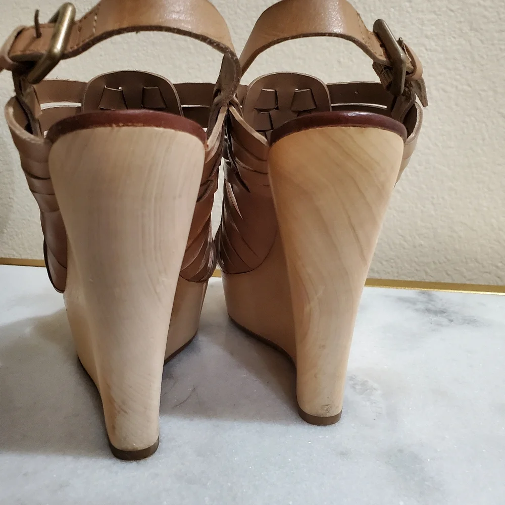 ASH Oman Leather Wood Platforms